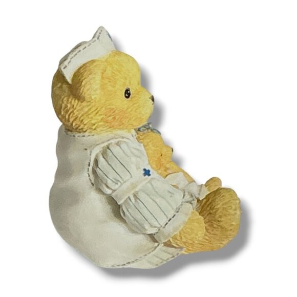 Vintage Nurse Bear Laura Cherished Teddies Baby Bear Patient 1996 Collectible - Picture 6 of 16